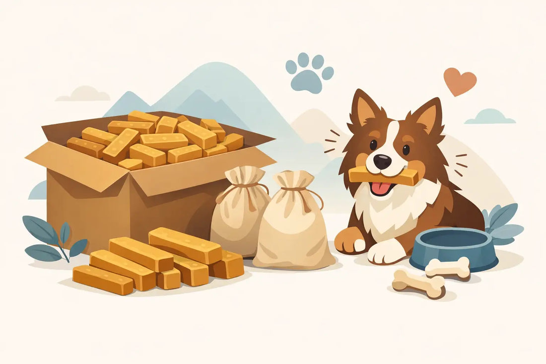 Bulk Yak Chew Packs for Dogs That Love to Chew