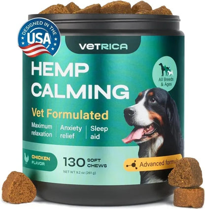 Calming Chews For Dogs Chicken Flavor All Canine Breeds