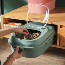 Food Storage Bucket Large Capacity Cat Food Pet Dog Food Sealed Bucket