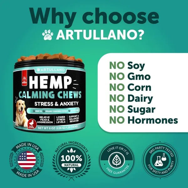 Hemp Calming Chews For Dogs