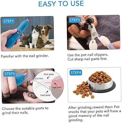 Pet Nail Grinder Electric Nail Polisher For Pet Dog