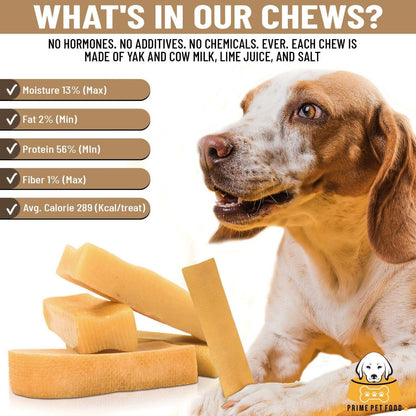 Himalayan Yak Chews for Small Dogs - Natural & Safe