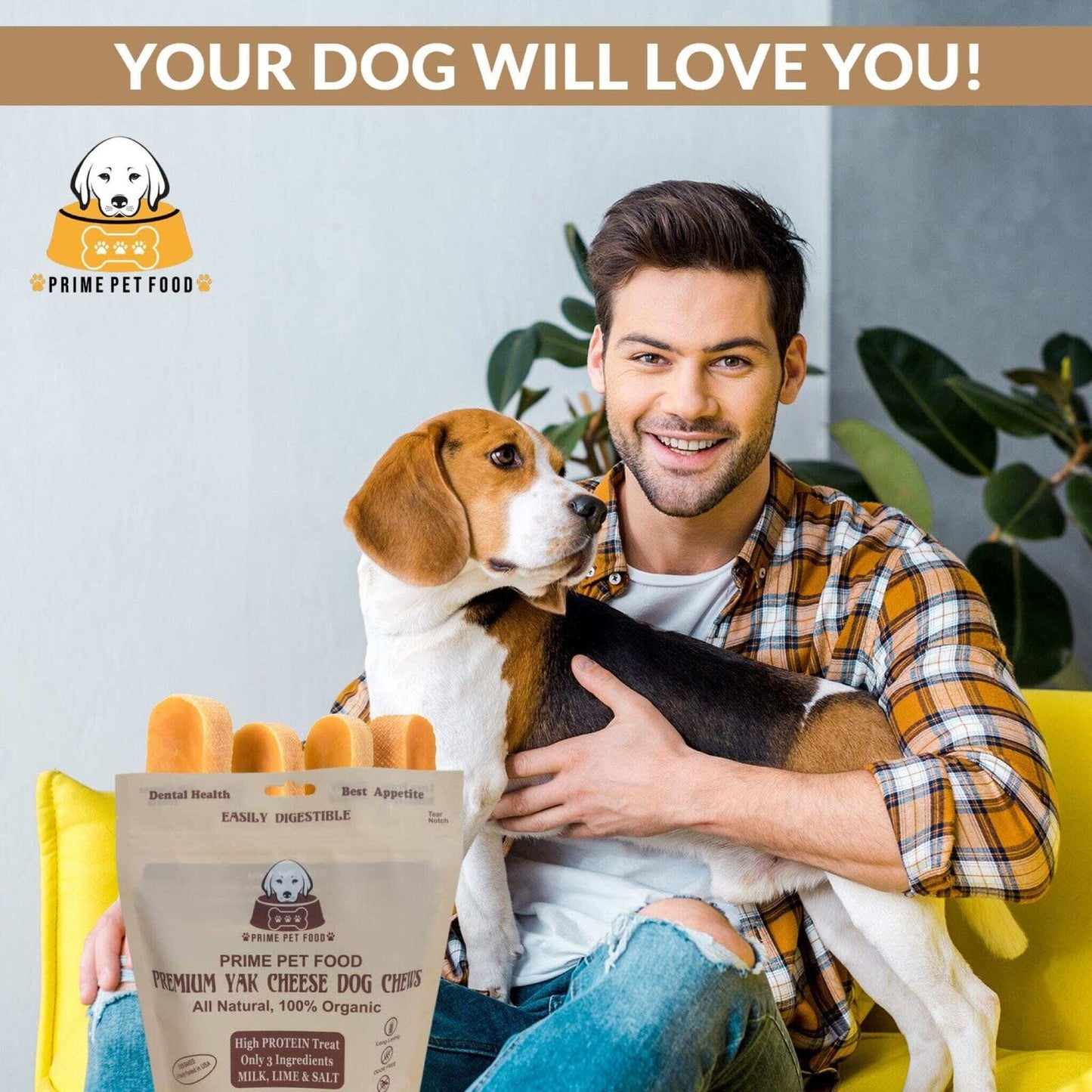 Himalayan Yak Chews for Small Dogs - Natural & Safe