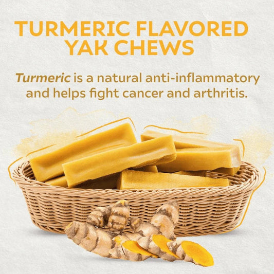 Trumaric Himalayan Yak Cheese Chew for Dogs - 100% Digestible Blueberry Chew with Natural Ingredients - All Ages, Easy on Stomachs