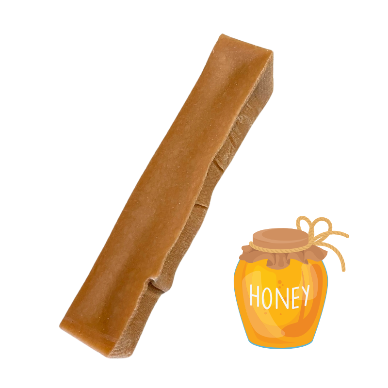 Honey Yak Cheese Chew for Dogs - Long-Lasting and Digestible Treat with Natural Honey, 100% Digestible