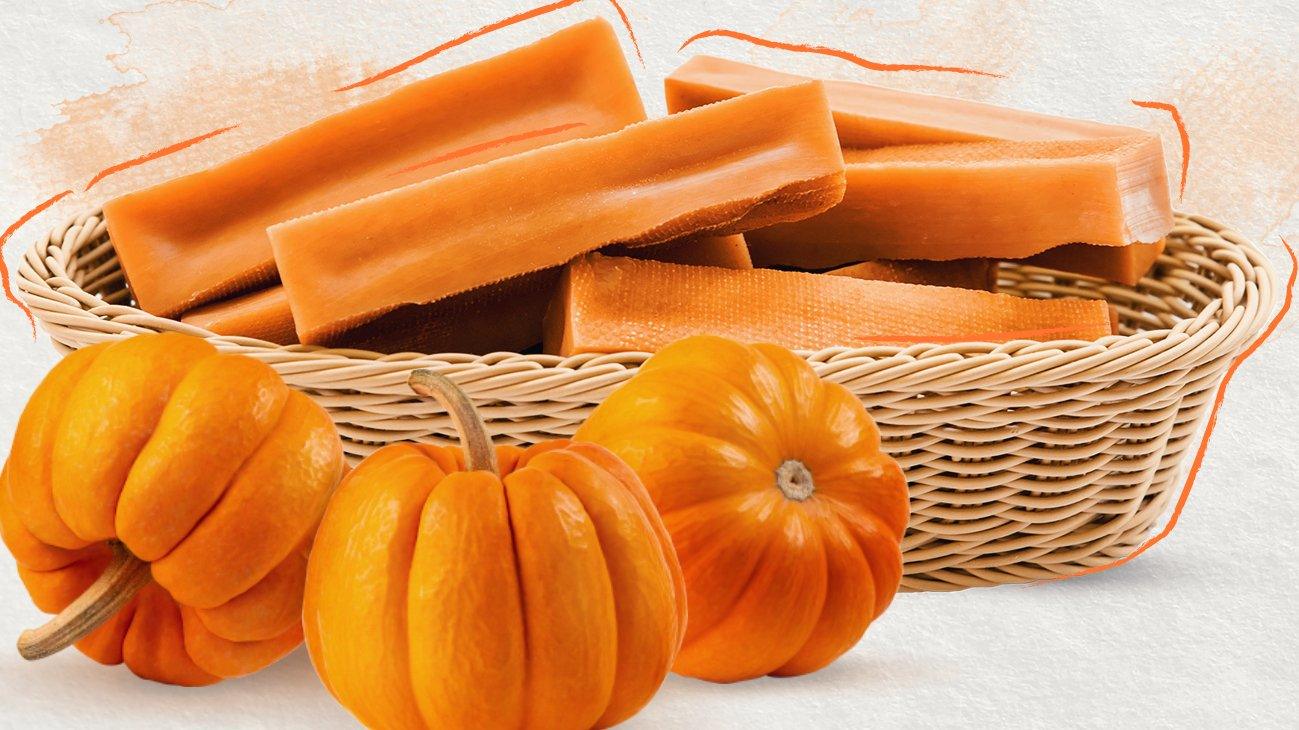 Pumpkin Yak Cheese Chew for Dogs - Natural & Digestible Treat - 100% All-Natural Ingredients