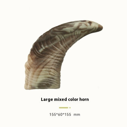 Dogs Bite And Chew On Ox Horns To Grind Their Teeth