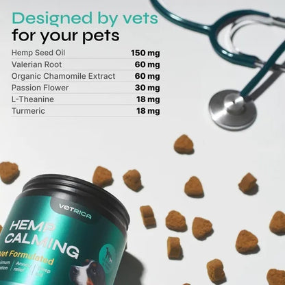 Calming Chews For Dogs Chicken Flavor All Canine Breeds