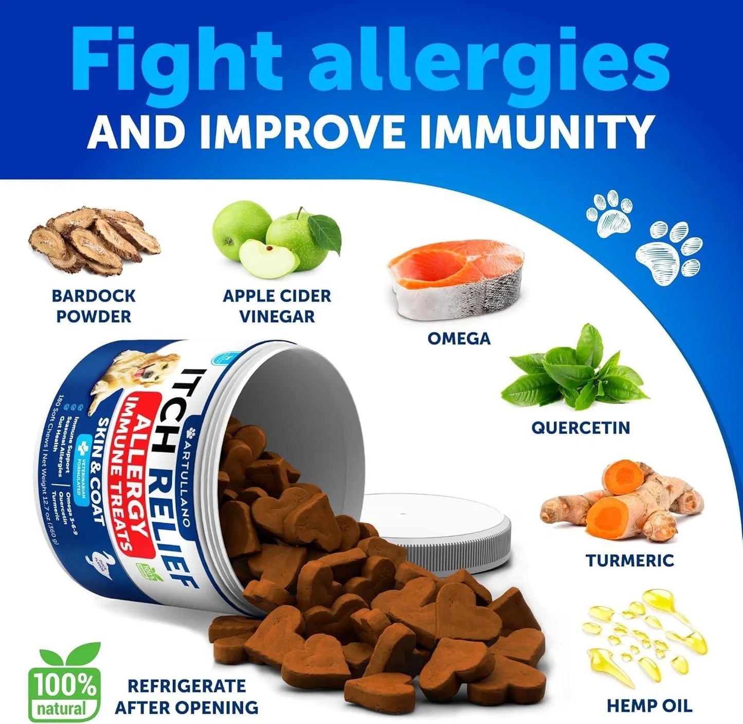 Probiotics For Dogs Support Gut Health Itchy Skin Allergies Immunity Yeast Balance