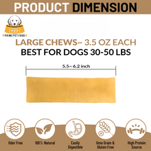 10lb Premium Yak Cheese Chew Mix Pack – Natural, Long-Lasting Dog Treats in 3 Sizes(M , L & EX-L)