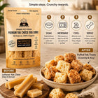 Himalayan Yak Cheese Crunchy Puffs for Dogs | Natural High Protein Dog Treats