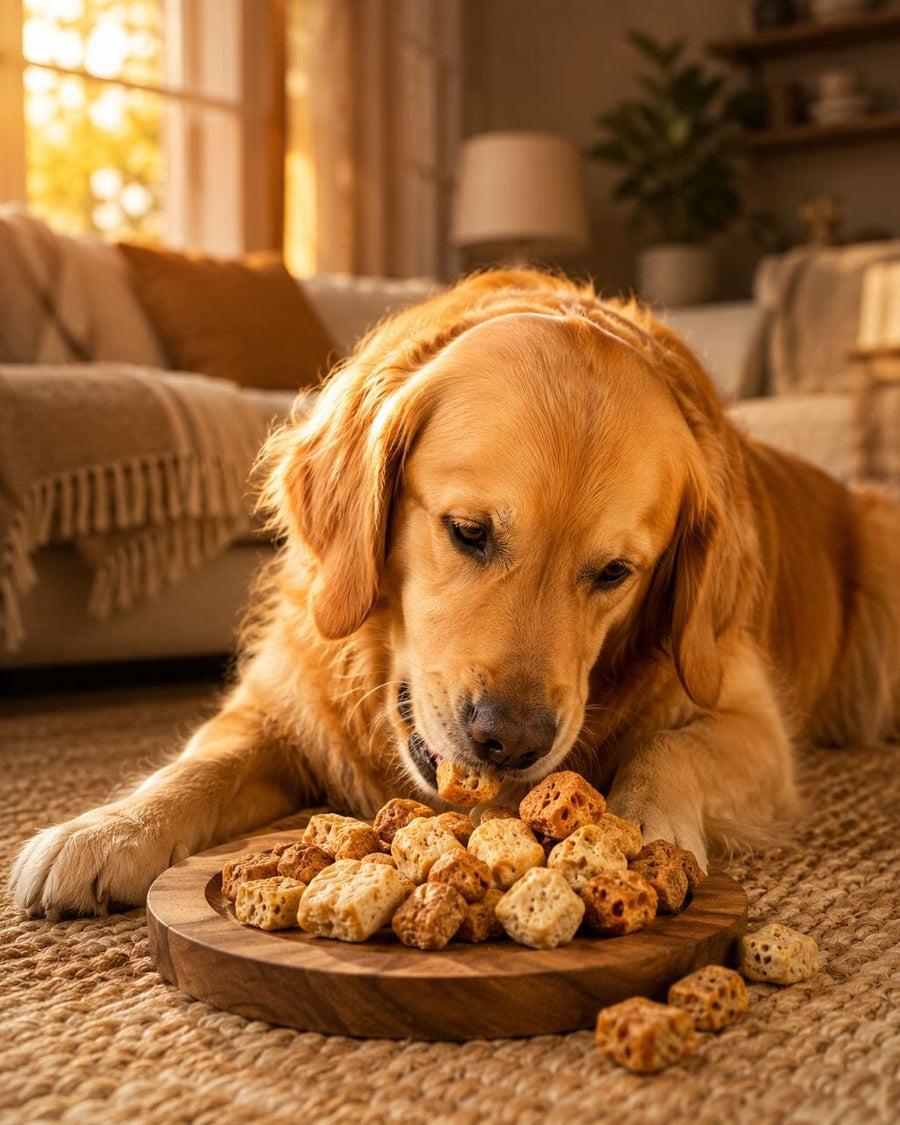 Himalayan Yak Cheese Crunchy Puffs for Dogs | Natural High Protein Dog Treats