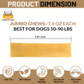 NATURAL HIMALAYAN YAK CHEESE JUMBO CHEWS Pet Supplies Prime Pet Food 