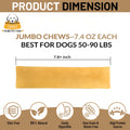 product dimension jumbo chews