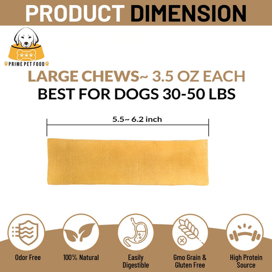 Physical features of large chew